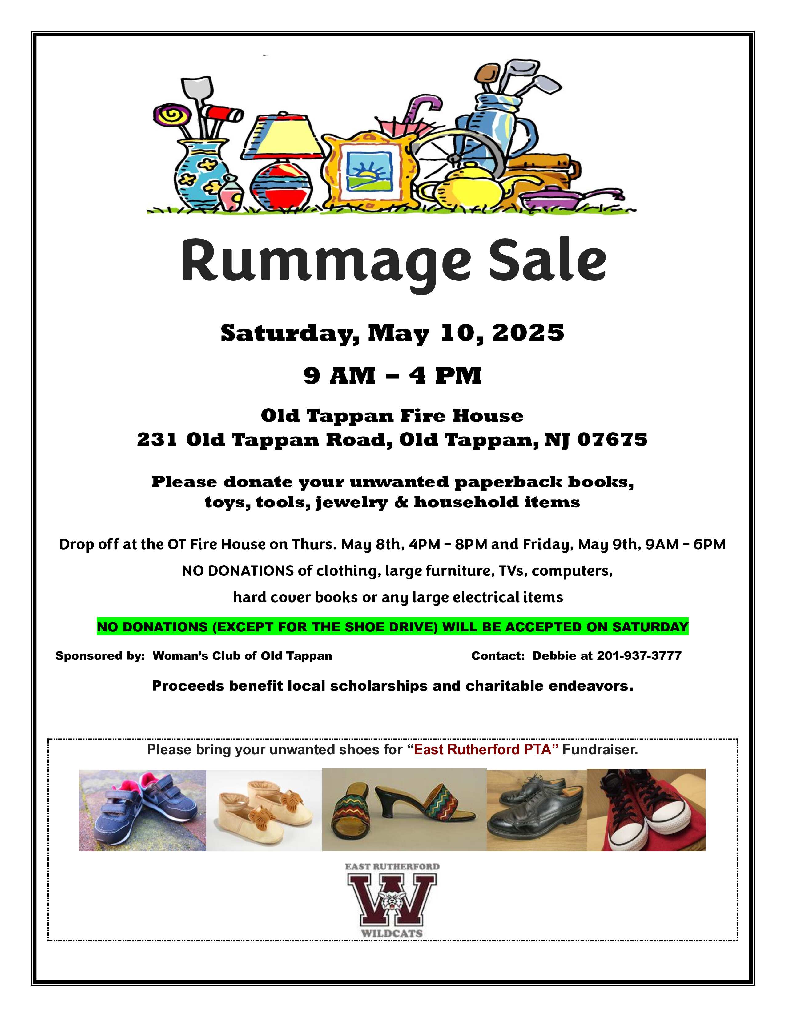 Rummage Sale Flyer June 2025